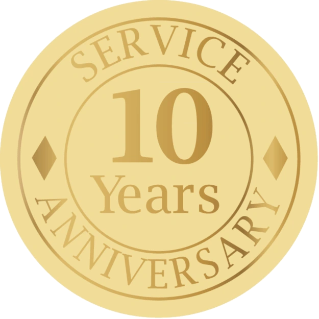 10 Year Of Service
