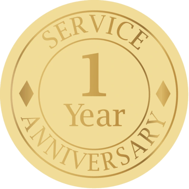 1 Year Of Service