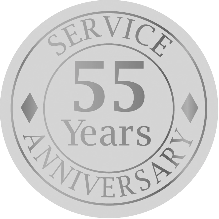 55 Year Of Service