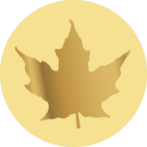 Gold Canada Leaf
