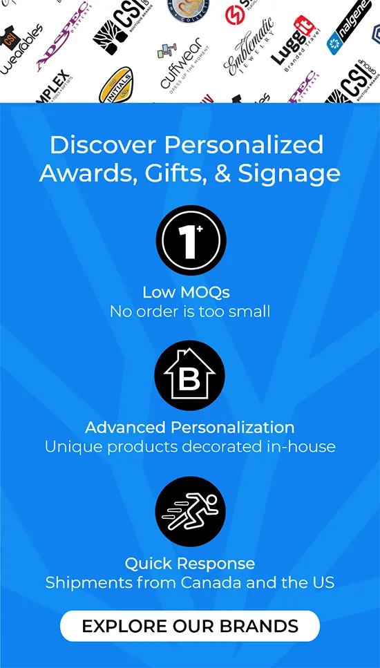 Discover Personalized Awards, Gifts, and Signage