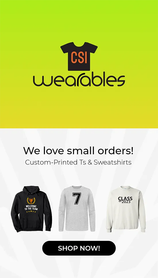 Wearables - We love small orders!