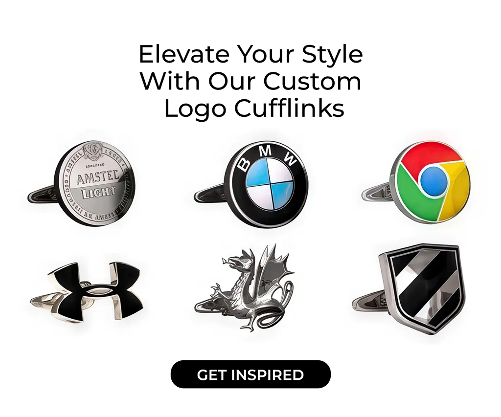 Elevate Your Style With Our Custom Logo Cufflinks