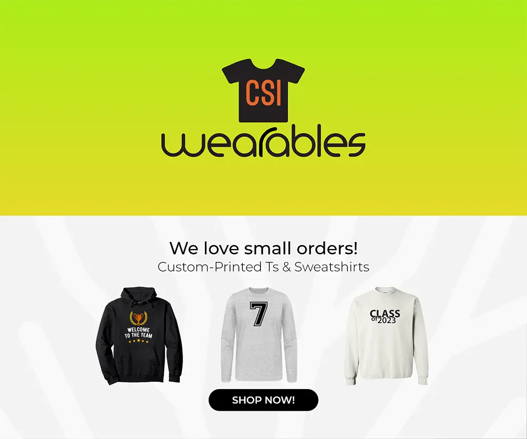 Wearables - We love small orders!