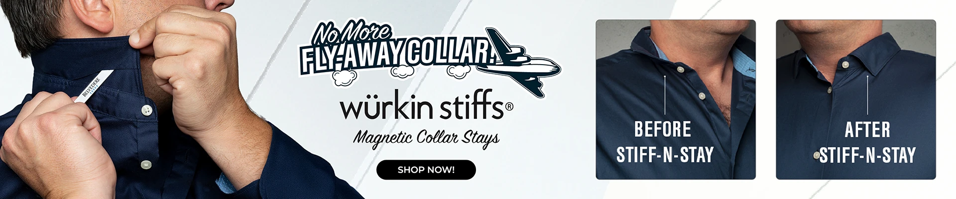 Wurkin Stiffs - Magnetic Collar Stays